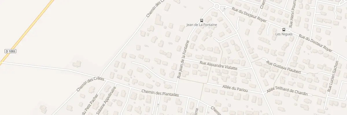 Plan du 26 Rue Jean de la Fontaine à Pont-du-Château