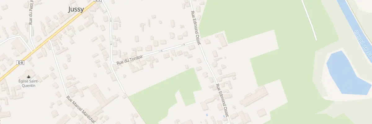 Plan du 25 Rue du Tordoir à Jussy