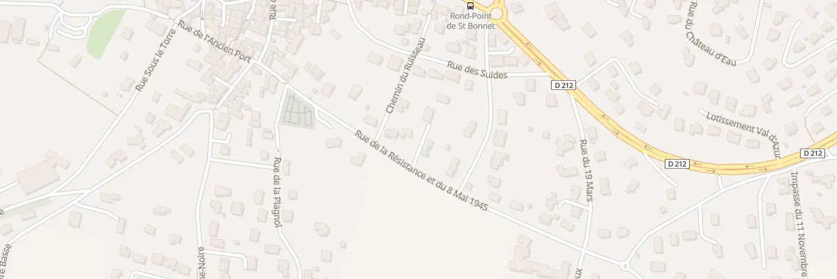 Plan du 19B Rue de la Resistance et 8 Mai à Pérignat-sur-Allier