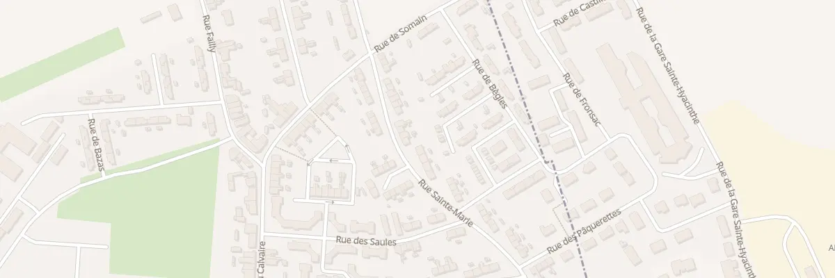 Plan du 38 Rue Sainte Marie à Auberchicourt