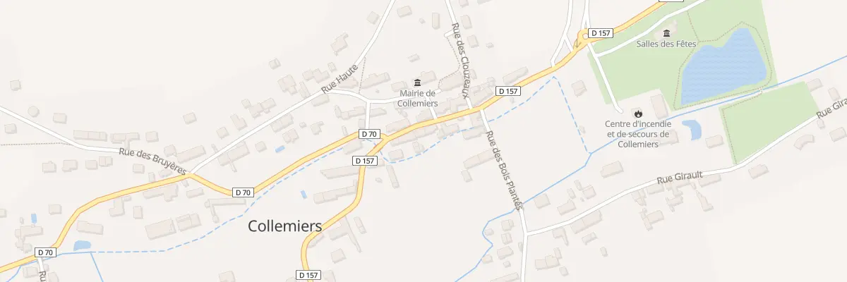 Plan du 53 Le Village à Collemiers