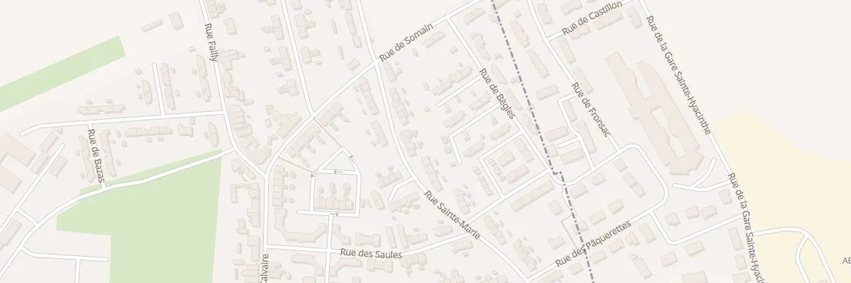 Plan du 40 Rue Sainte Marie à Auberchicourt