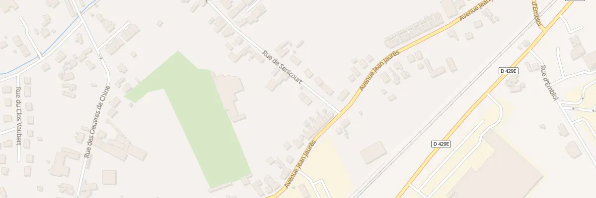 Plan du 3 Rue de Sénicourt à Chauny
