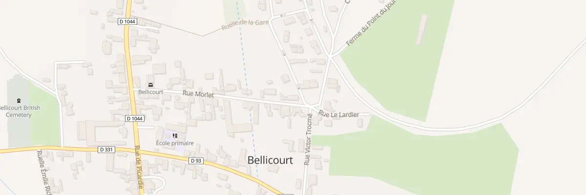 Plan du 27 Rue Morlet à Bellicourt