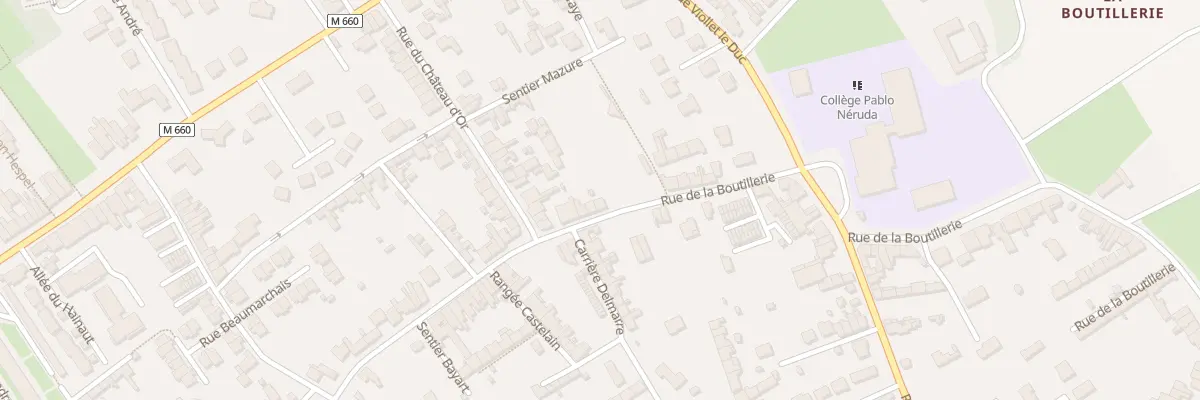 Plan du 13 Rue de la Boutillerie à Wattrelos