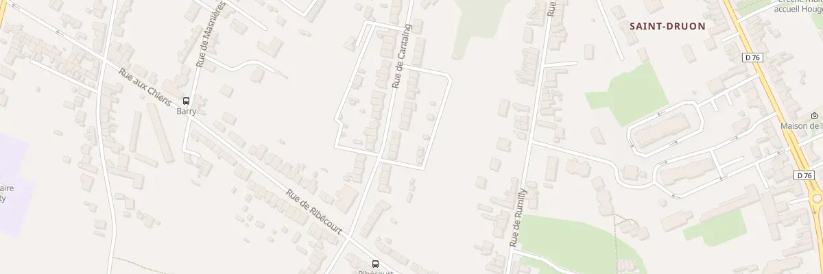 Plan du 39 Rue de Cantaing à Cambrai