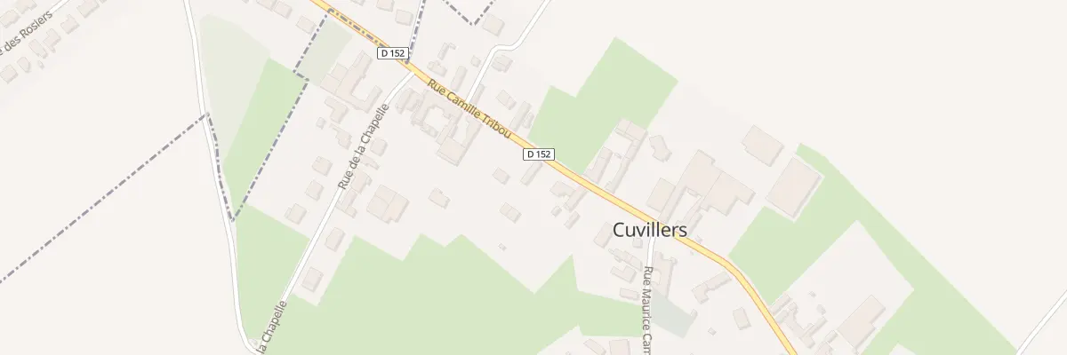 Plan du 16 Rue Camille Tribou à Cuvillers