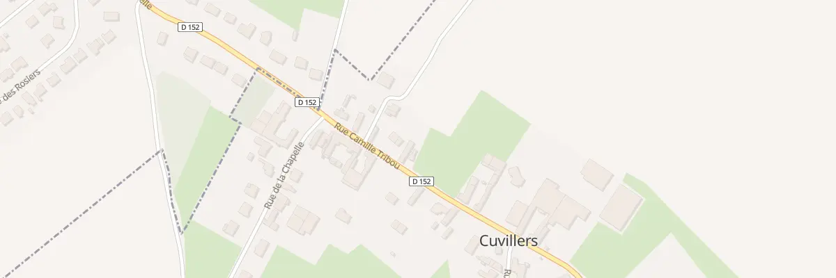 Plan du 17 Rue Camille Tribou à Cuvillers