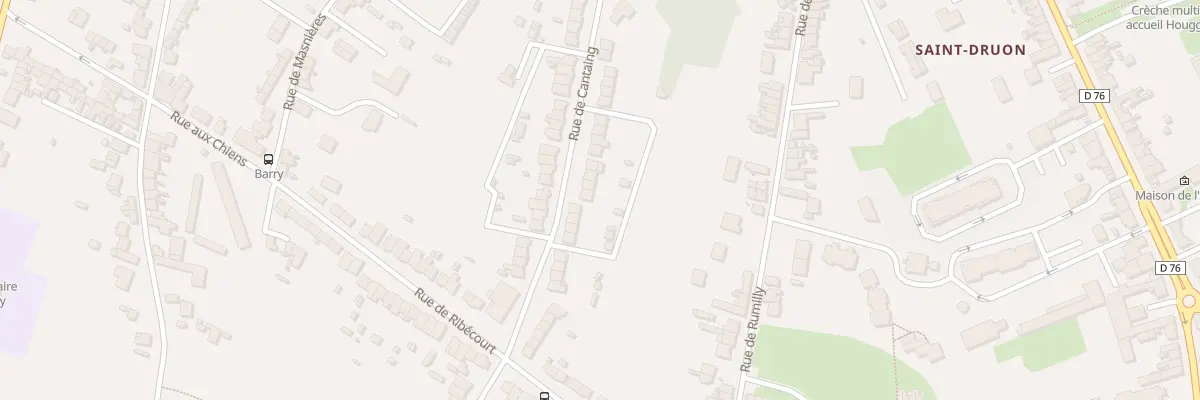 Plan du 37 Rue de Cantaing à Cambrai