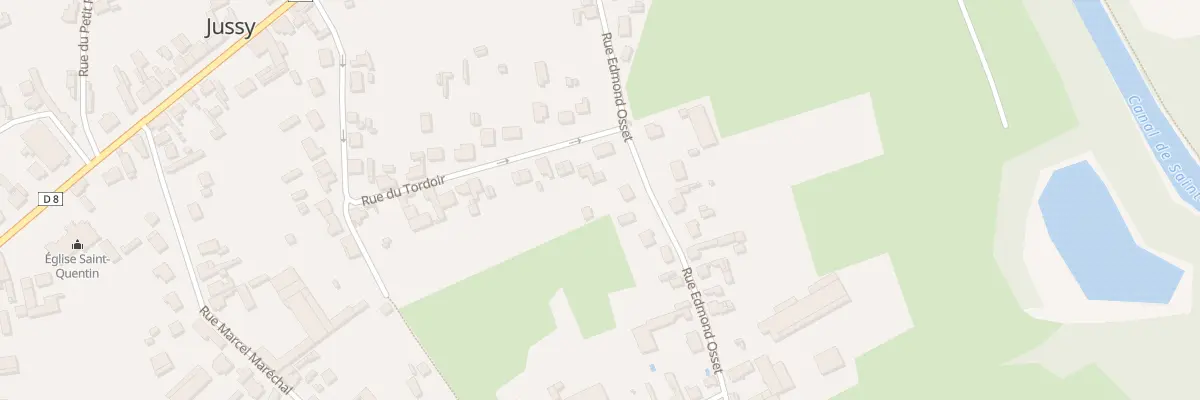 Plan du 29 Rue du Tordoir à Jussy