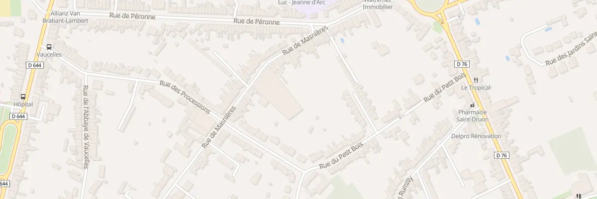 Plan du 23 Rue de Masnières à Cambrai