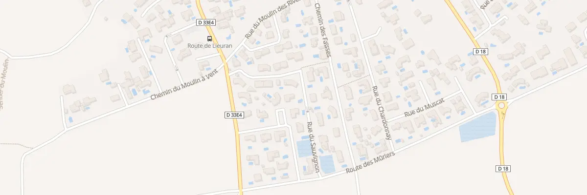 Plan du 9 Rue des Cigales à Puissalicon