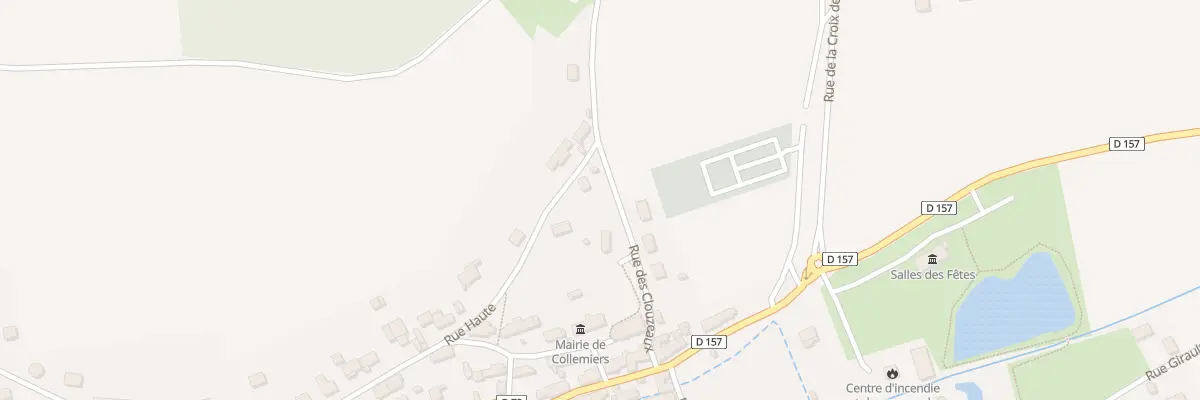 Plan du 1 Rue Haute à Collemiers