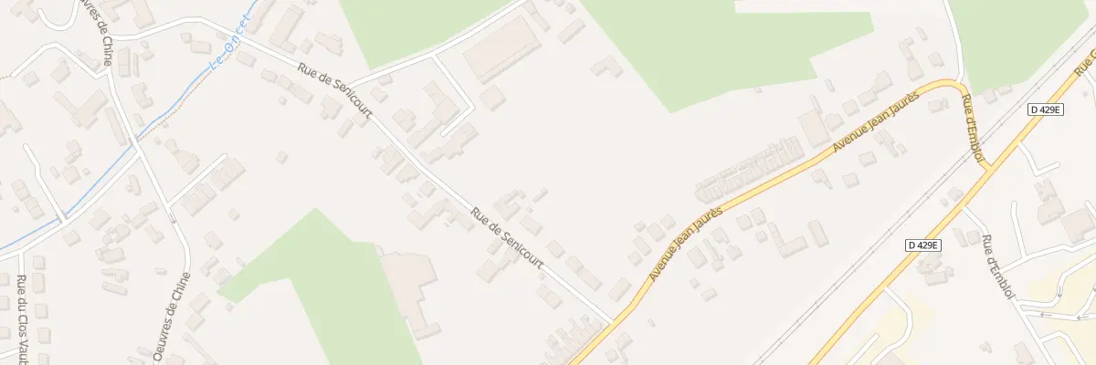 Plan du 6 Rue de Sénicourt à Chauny