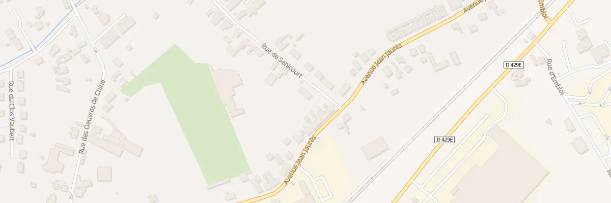 Plan du 1B Rue de Sénicourt à Chauny