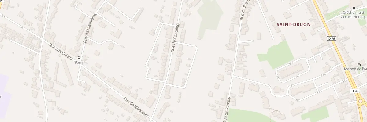 Plan du 31 Rue de Cantaing à Cambrai