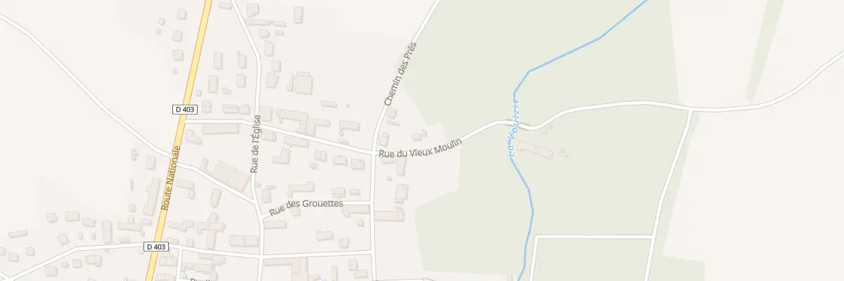 Plan du 1 Rue du Vieux Moulin à Jutigny