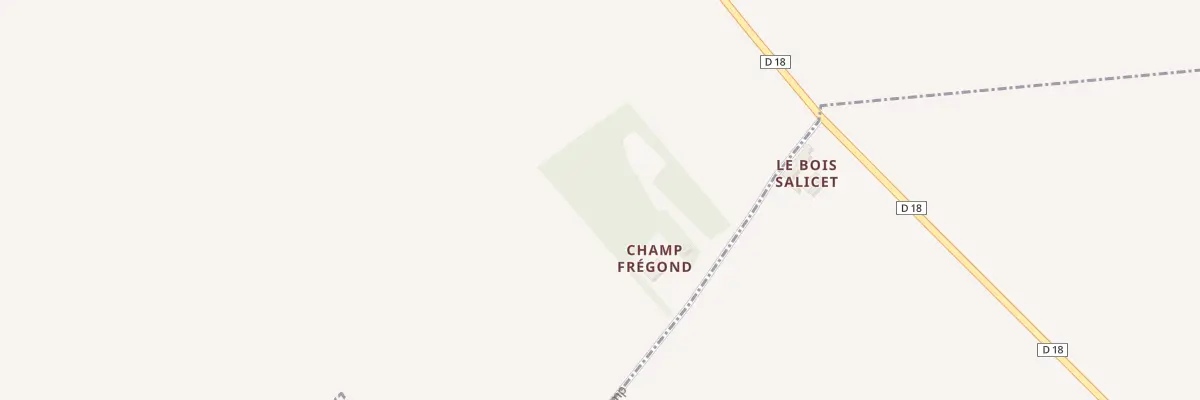 Plan du 5119 Chp Fregond à Meillard