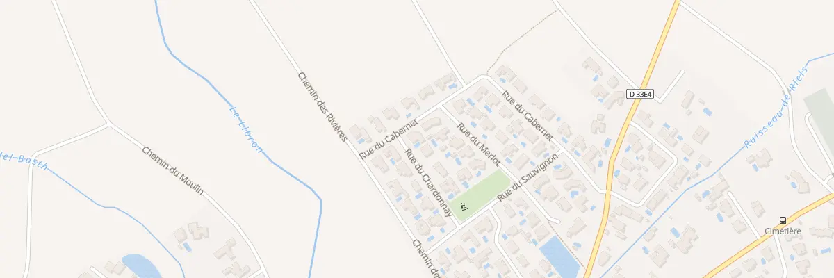 Plan du 8 Rue du Chardonnay à Lieuran-lès-Béziers