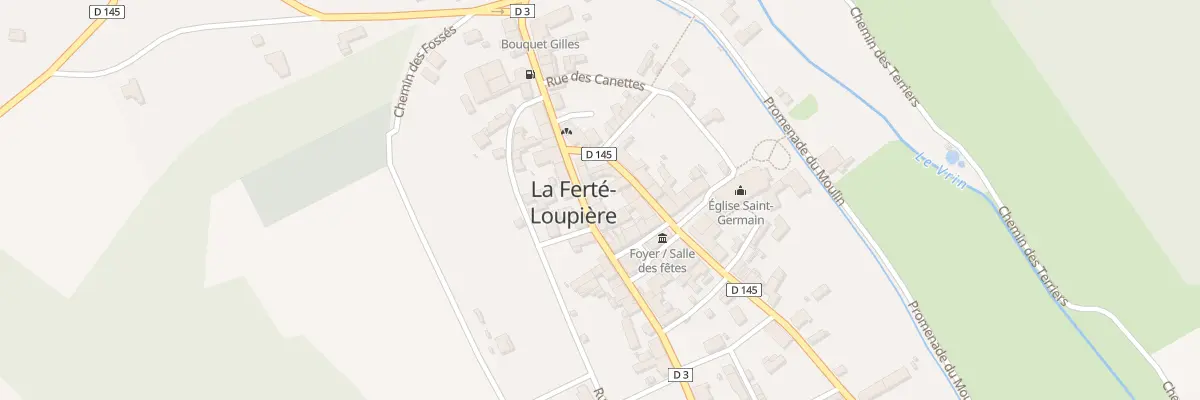 Plan du 24 Rue Pierre de Courtenay à La Ferté-Loupière