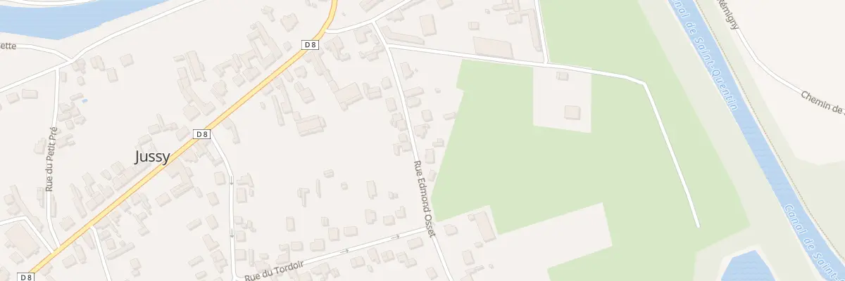 Plan du 8 Rue Edmond Osset à Jussy