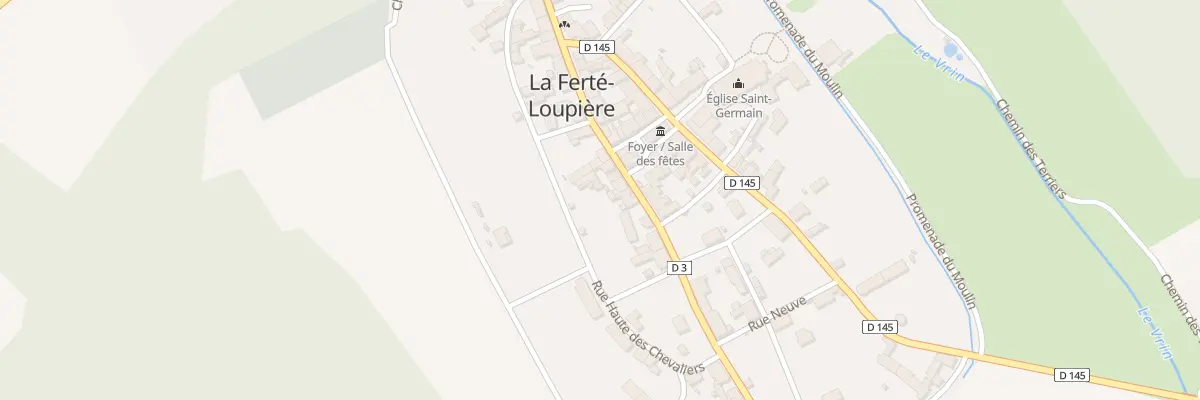 Plan du 37 Rue Pierre de Courtenay à La Ferté-Loupière