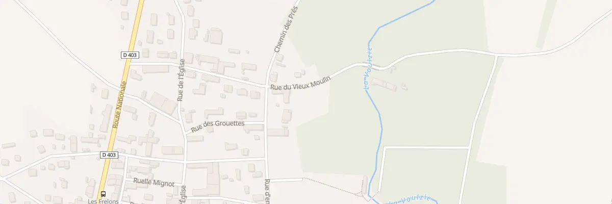 Plan du 2B Rue du Vieux Moulin à Jutigny