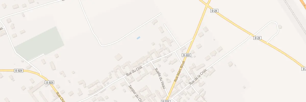 Plan du 23 Rue du Clos à Michery