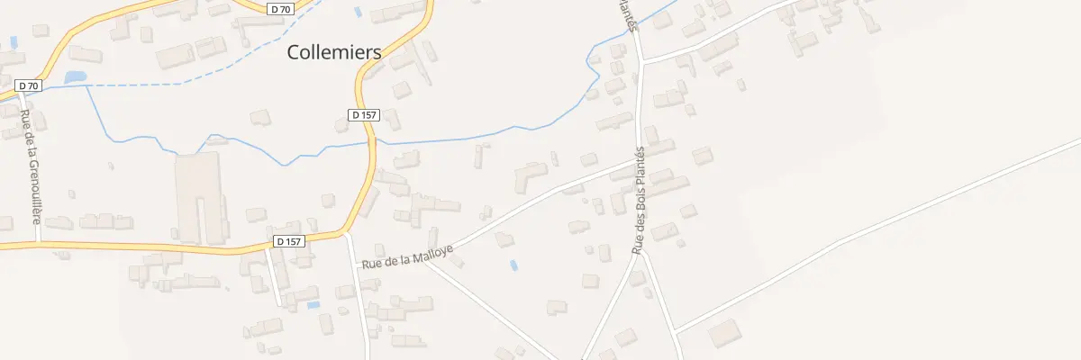 Plan du 6 Rue de la Malloye à Collemiers