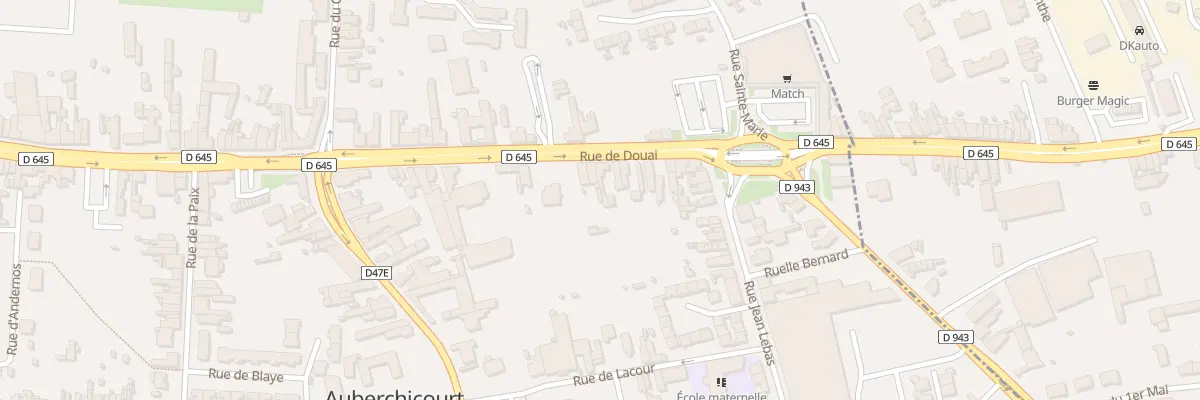 Plan du 31 Rue de Douai à Auberchicourt