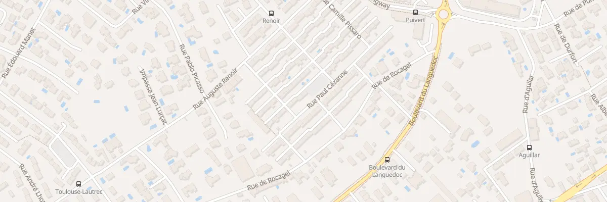 Plan du 14 Rue Georges Braque à Béziers
