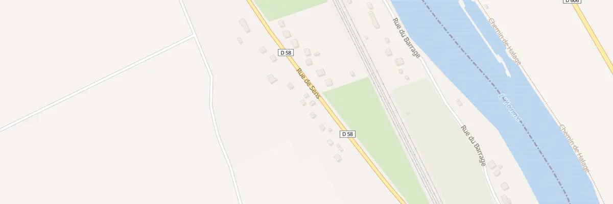 Plan du 18 Rue de Sens à Villeperrot
