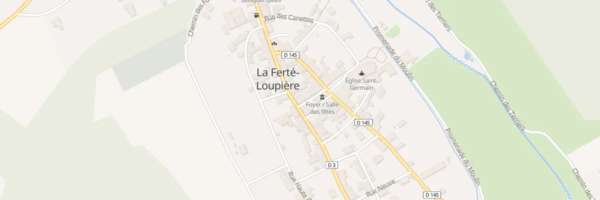 Plan du 9 Rue de la Halle à La Ferté-Loupière