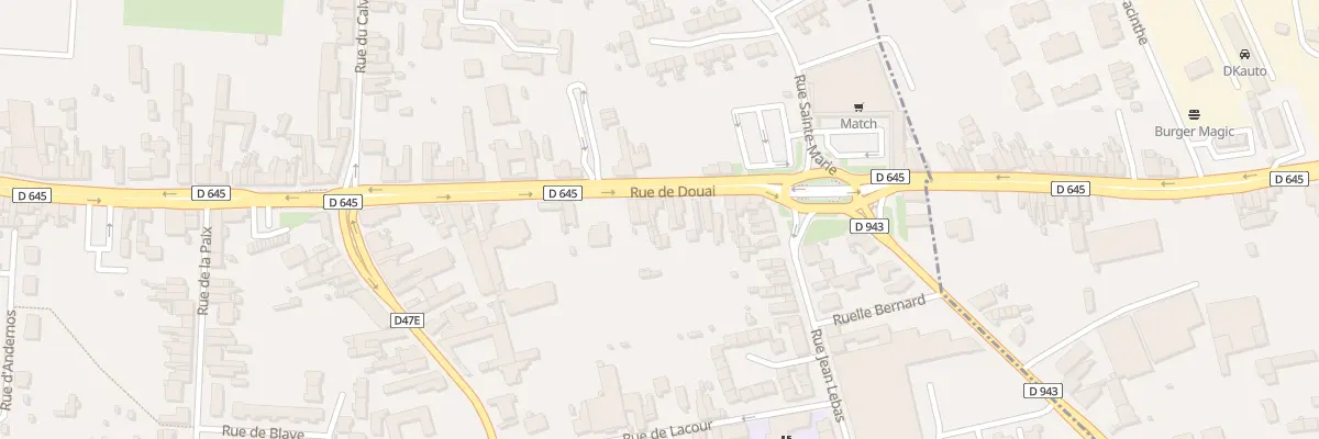 Plan du 29 Rue de Douai à Auberchicourt