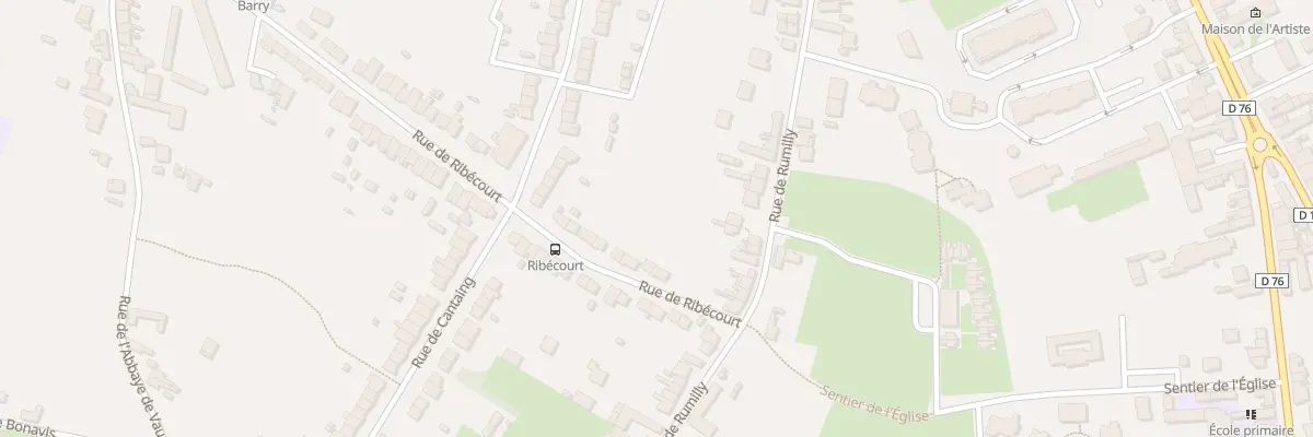 Plan du 500 Rue de Rumilly à Cambrai