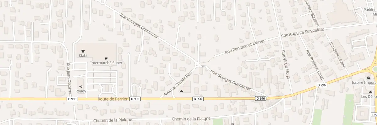 Plan du 9 Rue Georges Guynemer à Issoire