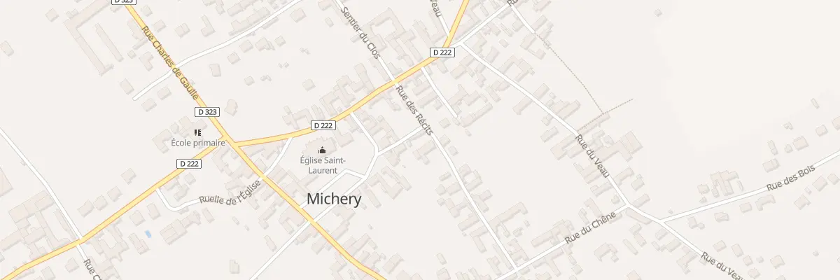 Plan du 2 Rue des Recits à Michery