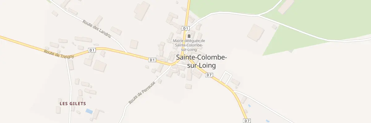 Plan du 4 Pl de l’Église (Ste Colombe) à Treigny-Perreuse-Sainte-Colombe