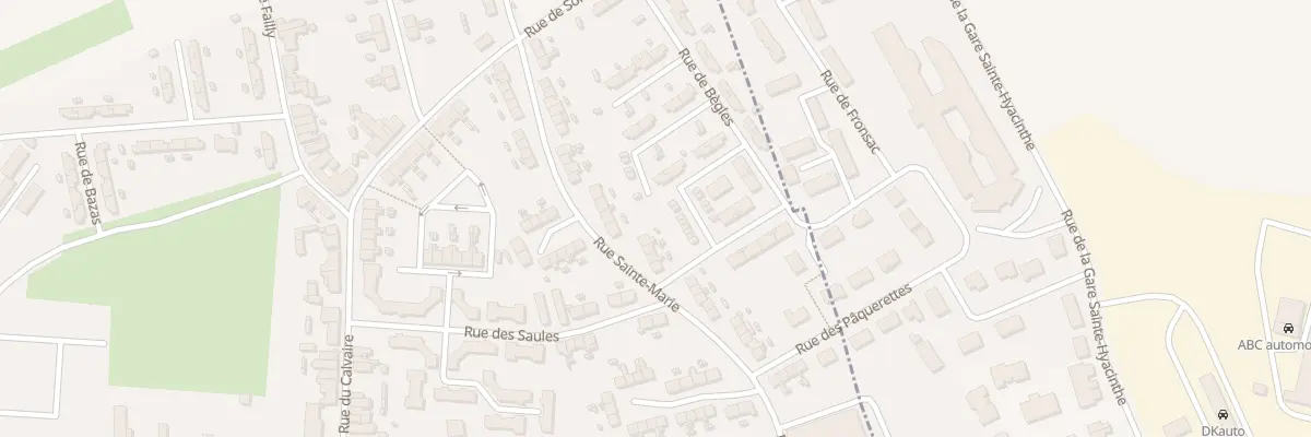 Plan du 28 Rue Sainte Marie à Auberchicourt