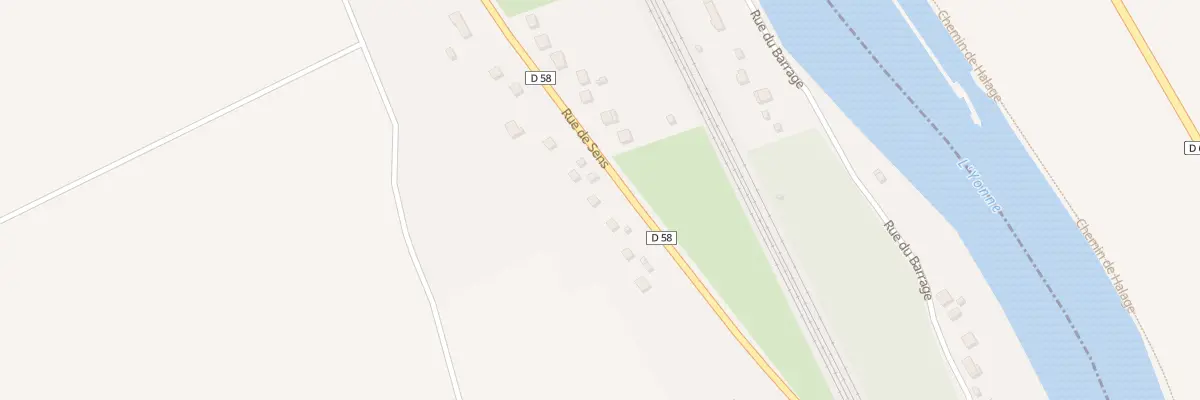 Plan du 20 Rue de Sens à Villeperrot