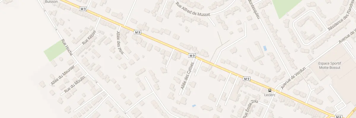 Plan du 49T Rue du Mal Leclerc à Leers