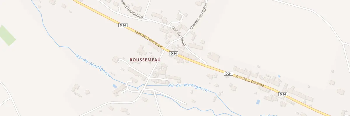 Plan du 4 Rue de la Dautine à Marsangy