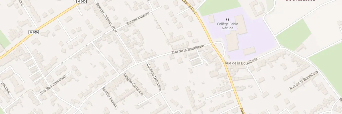 Plan du 20 Rue de la Boutillerie à Wattrelos