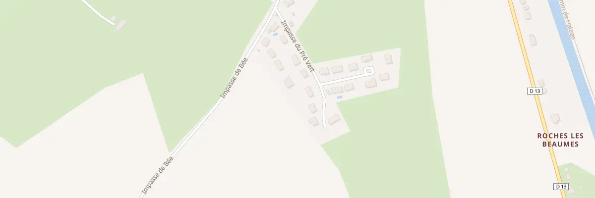 Plan du 10 Imp de Bée à Chevenon