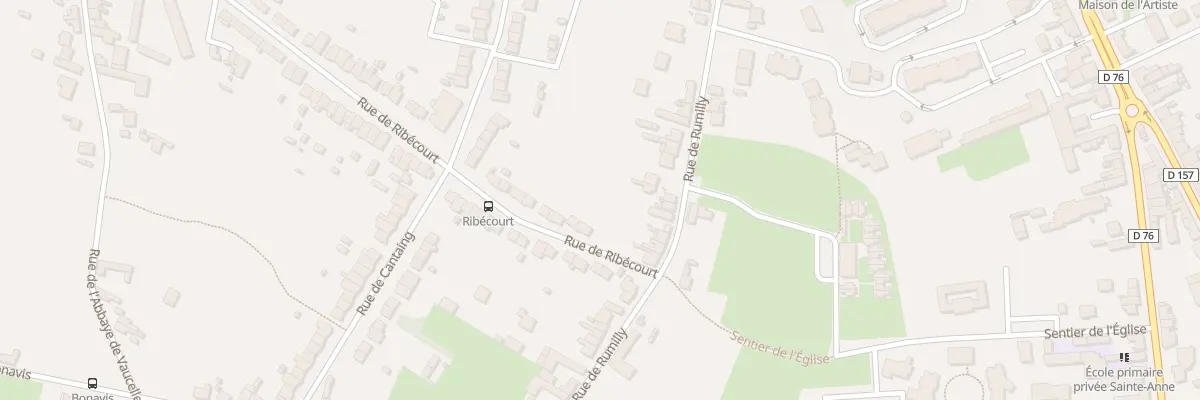 Plan du 510 Rue de Rumilly à Cambrai