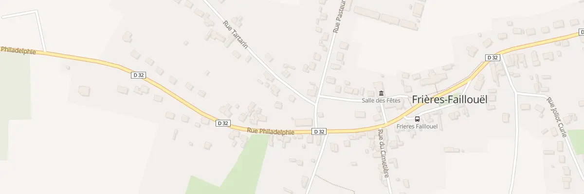 Plan du 1 Rue Tartarin à Frières-Faillouël
