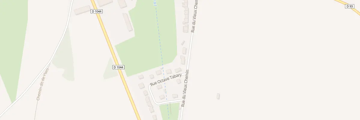 Plan du 28 Rue du Vieux Chemin à Bellicourt