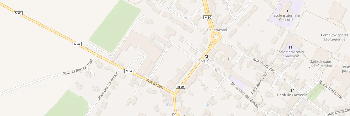 Plan du 41 Rue Jean-Baptiste Lebas à Willems