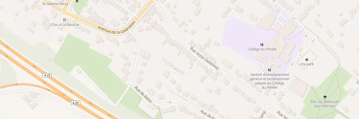 Plan du 24 Rue Victor Delannoy à Orchies