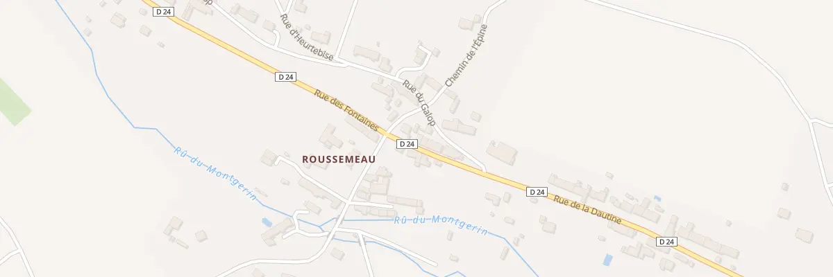 Plan du 3 Rue de la Dautine à Marsangy